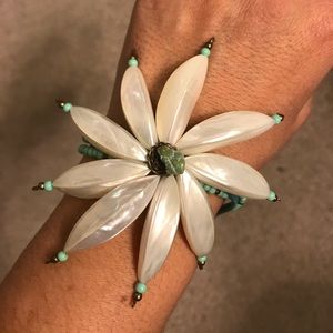 Abalone Flower Shell Bracelet